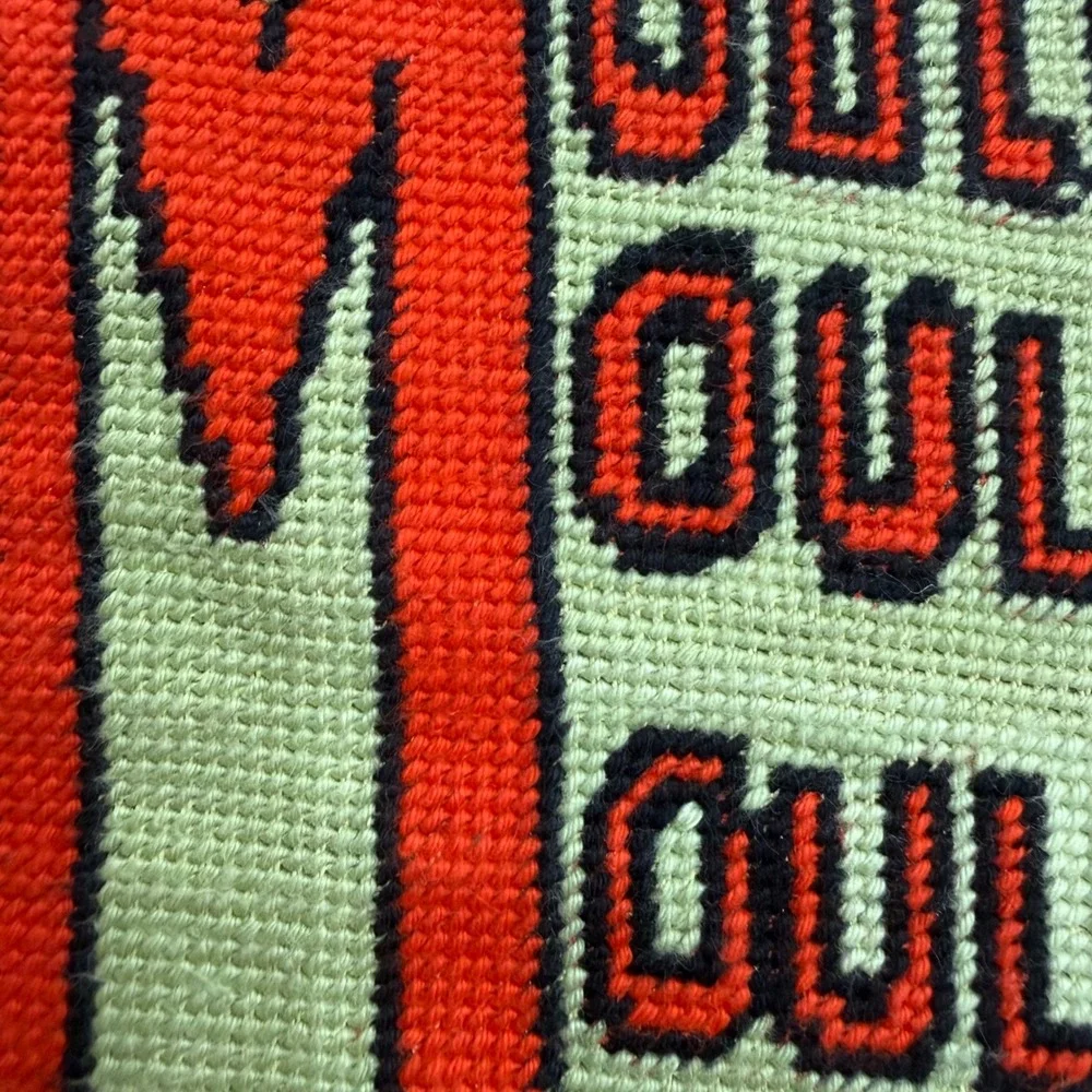 Toulouse-Lautrec Moulin Rouge La Goulue Completed Needlepoint Large 26x21